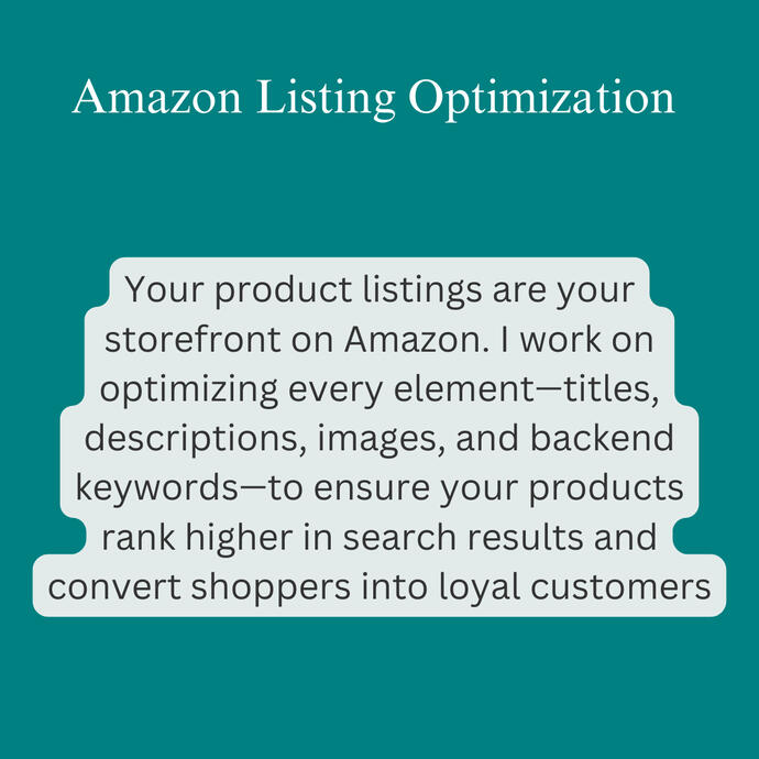 Amazon Listing Optimization