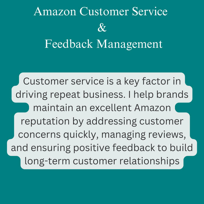 Amazon Customer Service &amp; Feedback Management